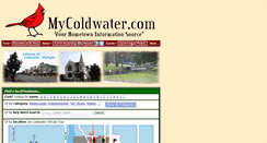 Desktop Screenshot of mycoldwater.com